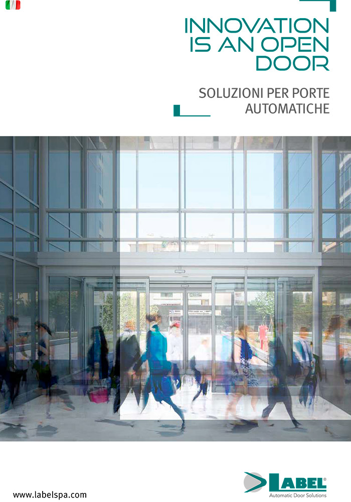 porte pedonali label
